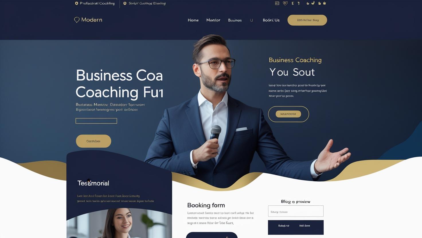 Business Coach Website